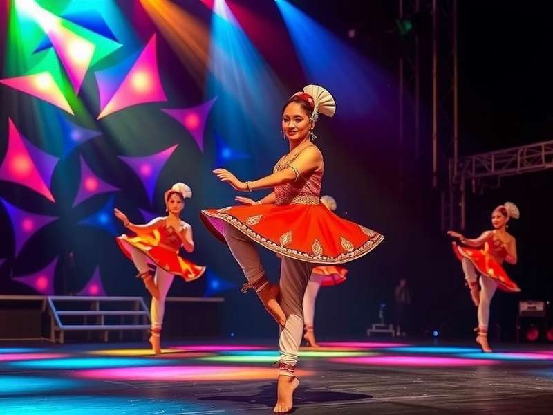 Kathak Kicks Kingdom Game Cover - Kathak Dancer Performing in Mughal Court with Ankle Bells (Ghungroo) & Traditional Attire